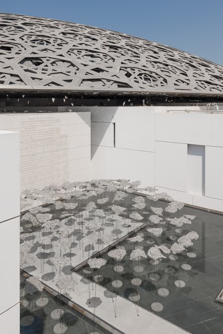 Choreography of a Cloud, Dancing Shadows Art Pavilion at the Louvre Abu Dhabi